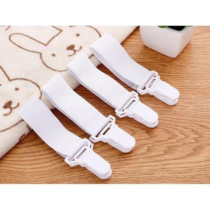 TALI KARET Strap SPREI Ujung Kasur Penjepit GRIPPERS Pengait Sudut Bed