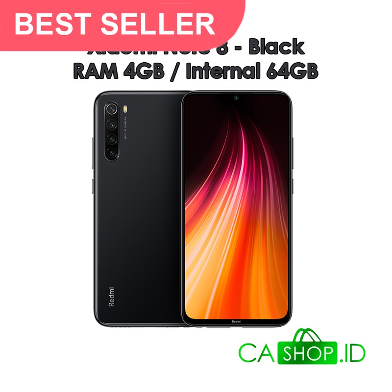 FORSALE Xiaomi Redmi Note 8 64GB (4/64) - New Baru Original Garansi Resmi - Black STOK TERBATAS