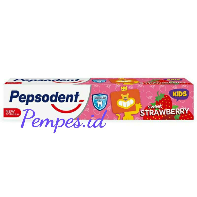 Pepsodent Kids Pasta Gigi Sweet Stawberry 50gr / Odol Anak / Pasta Gigi Anak / Pepsodent Anak / Past