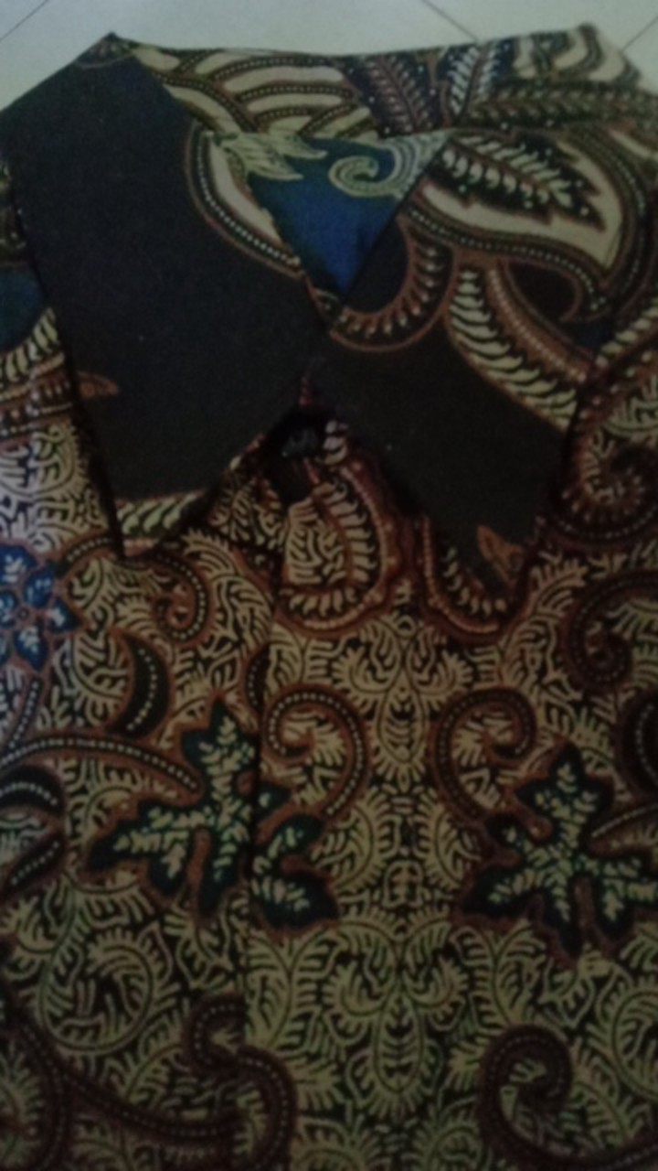 Baju Batik Pria Slimfit Big Size M L Xl Xxl Atasan Kemeja Batik Lengan Panjang Original