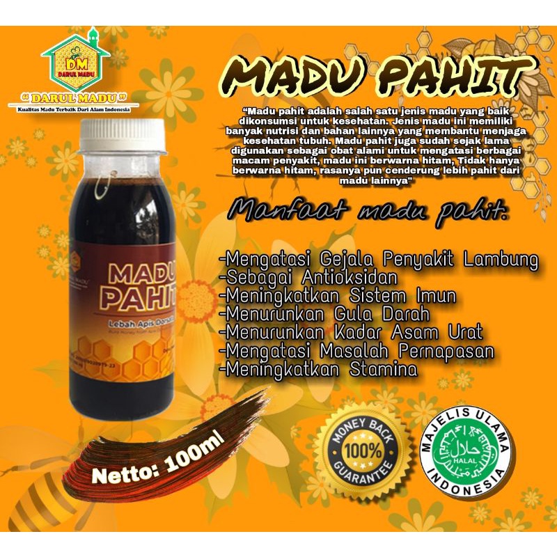 

MADU HITAM PAHIT 100mili
