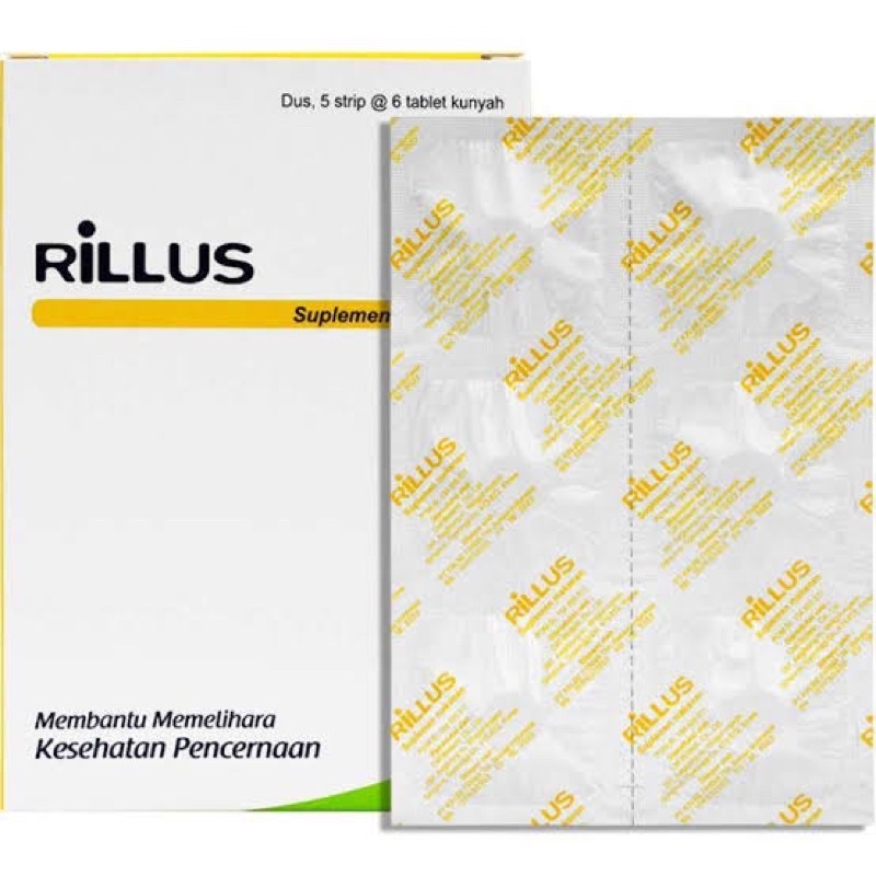 RILLUS SUPPLEMEN PENCERNAAN PROBIOTIK STRIP