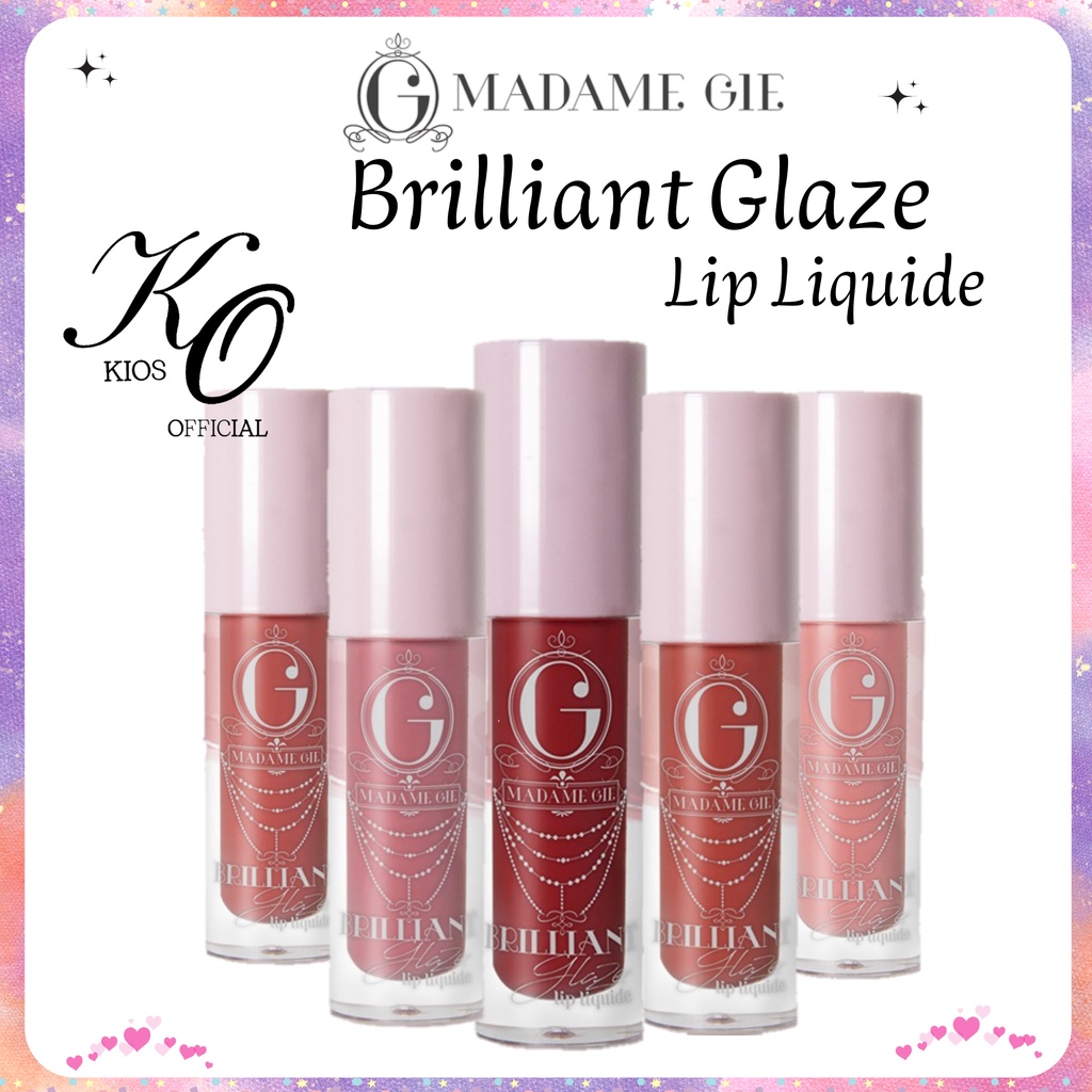 Madame Gie Briliant Moist Velvet &amp; Smooth Lip Liquide  | Lip Cream