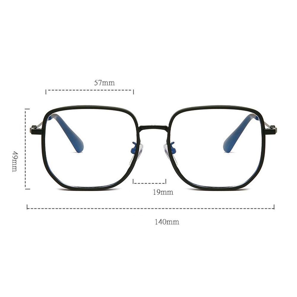 NEEDWAY Kacamata Anti Blue Light Pria Wanita Fashion Bingkai Kotak Vintage Square Frame Eyewear