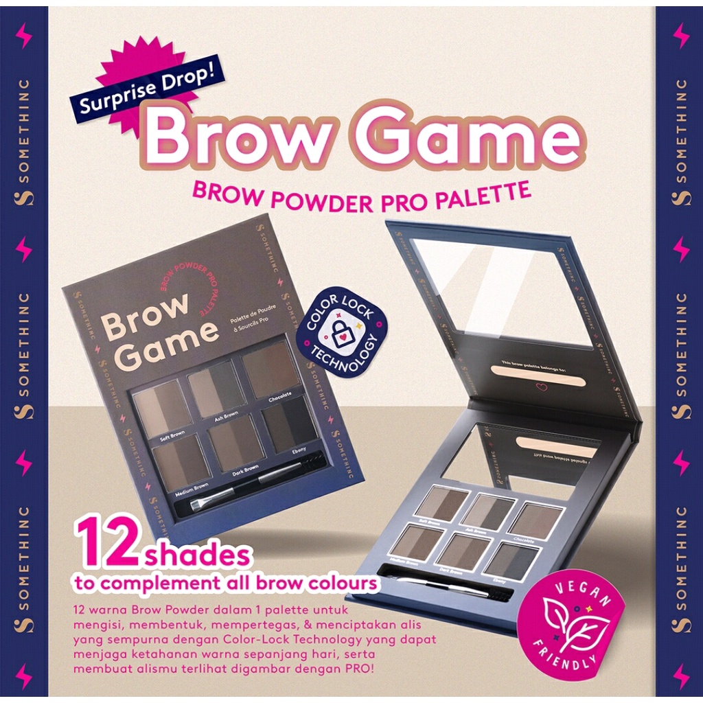 SOMETHINC Brow Game Eyebrow Powder Palette