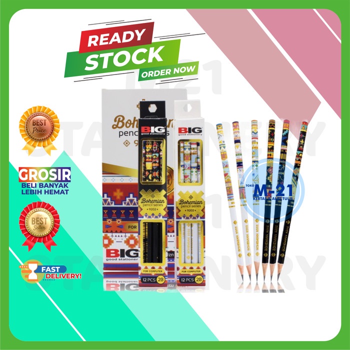 

PENSIL 2B BIG 9202 BOHEMIAN