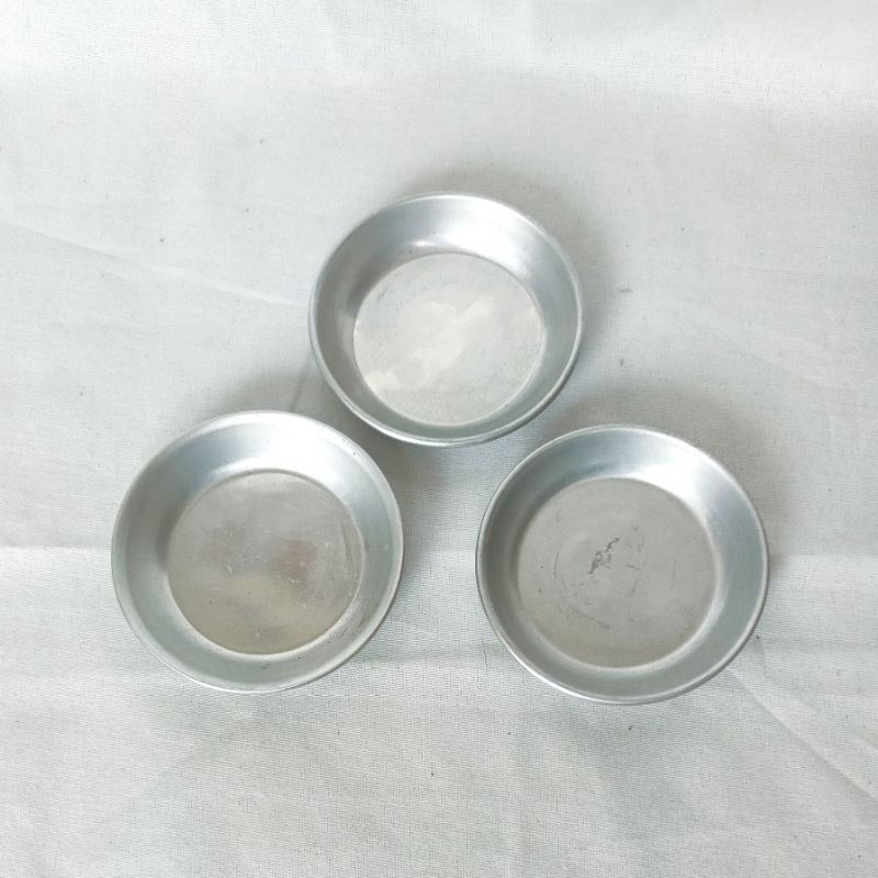 Mainan Masak Masakan Anak Cetakan Kue Mini Bulat 3pcs Piring Piringan Mini Kitchen Set Mainan Edukas