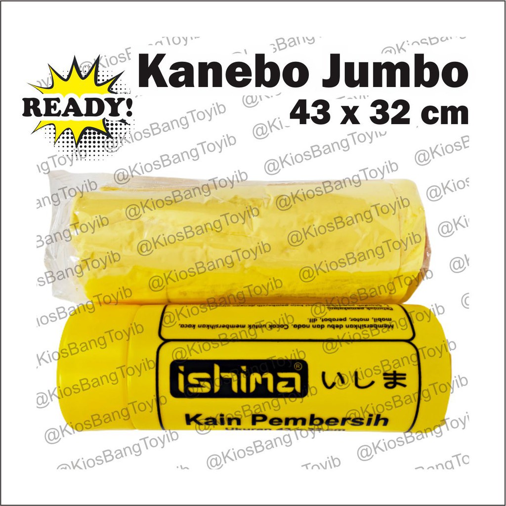 Kanebo Jumbo 42x32 FREE TABUNG..!! || Kain Lap Serbaguna || Kain Lap Dapur &quot;ISHIMA&quot;