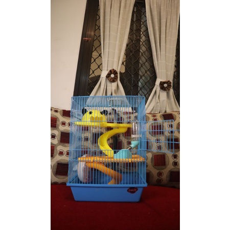 Kandang Hamster  Fullset 3 Tingkat