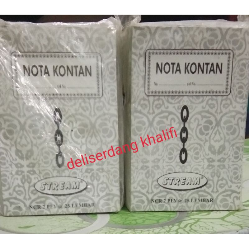 

BON FAKTUR/NOTA KONTAN