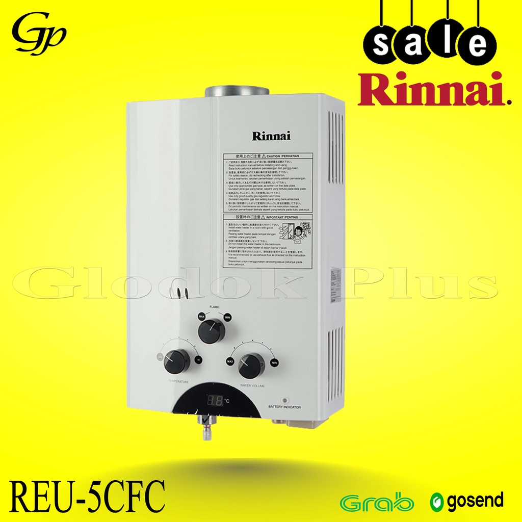 Rinnai REU-5CFC water heater gas REU5CFC RINAI 5 CFC pemanas air