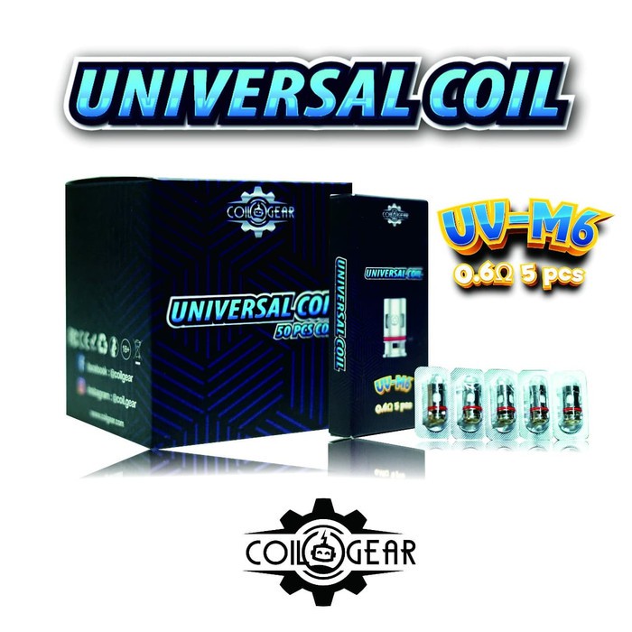 Authentic Coil Gear Universal Coil for Vinci dll 0.3 &amp; 0.45 &amp; 0.6 Ohm coilgear