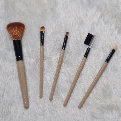 Set Cosmetic Brush 5 pcs Import / Paket Brush Murah / Set kuas makeup isi 5 lengkap murah