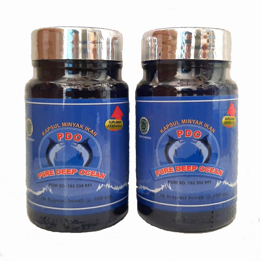 Minyak Ikan PDO - Pure Fish Oil Paket Isi 2 Botol