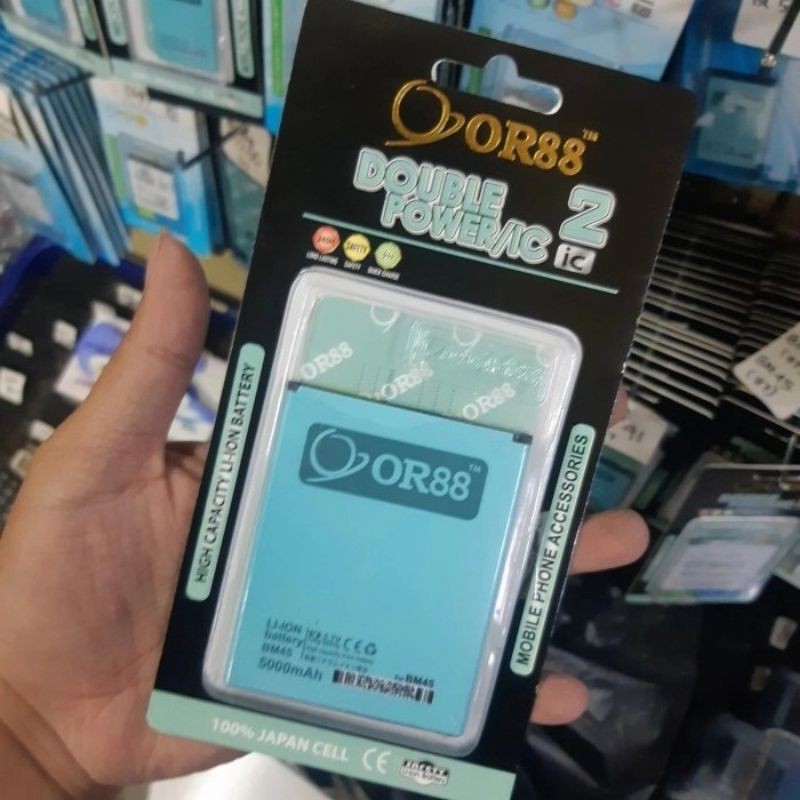 Baterai Xiaomi redmi note 2 double power or88 bm45 (5000mAh)