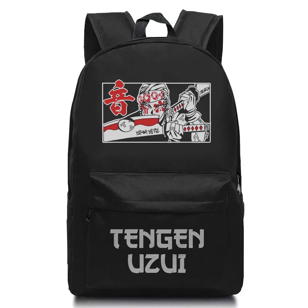 tas anime TENGEN UZUI tas kimetsu no yaiba hashira ada slot laptopnya