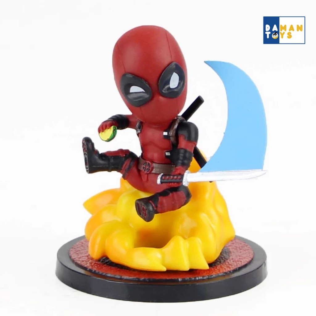 Action Figure Deadpool, Miniatur Pajangan, Pajangan dashboard mobil Superhero