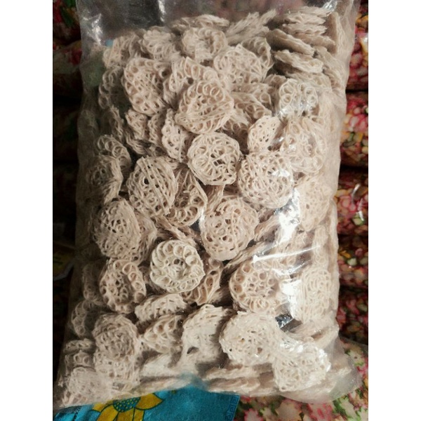 

Kerupuk mawar putih Isi 5 kg