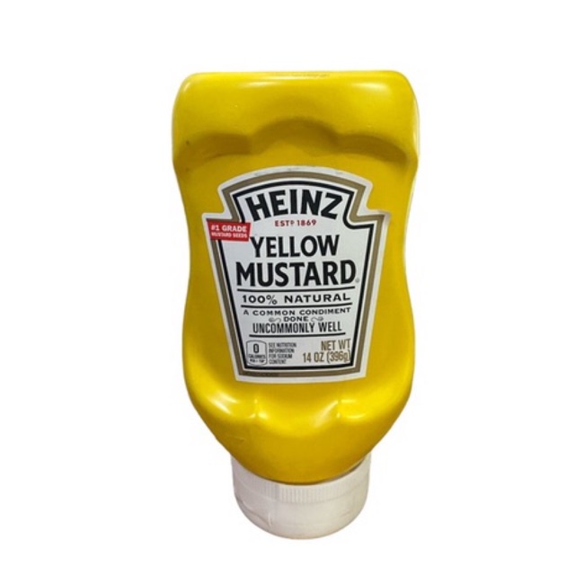 Heinz 100% Natural Yellow Mustard 396g