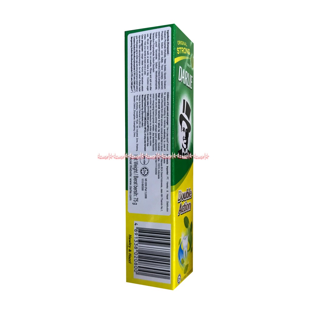 Darlie Double action Mint 75gr Odol Pasta Gigi Darli Toothpaste Tooth Paste