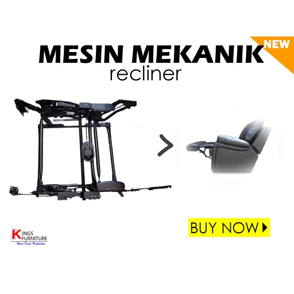 Mekanik/Mesin Reklening Sofa - Manual Handle Recliner