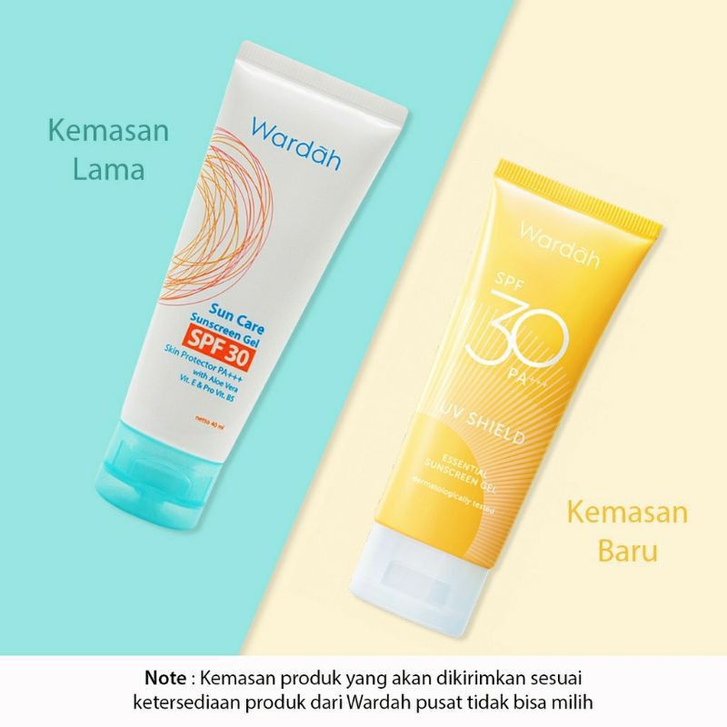 Wardah sunscreen spf 30 uv shield 40ml