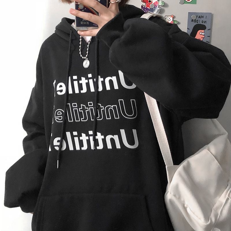 Sweater Hoodie Oversize Pakaian Pria Wanita Terbaru UNTITLED 7 Jumbo Big Size Korean style