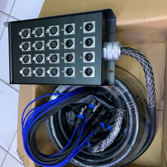 Snake kabel isi 12 in 8 out 30 meter . Snake 12-8-30 . Snake kabel isi 12