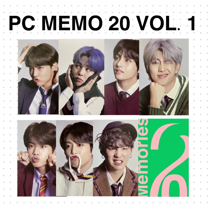 PC UNOFFICIAL BTS MEMO 20 Vol. 1