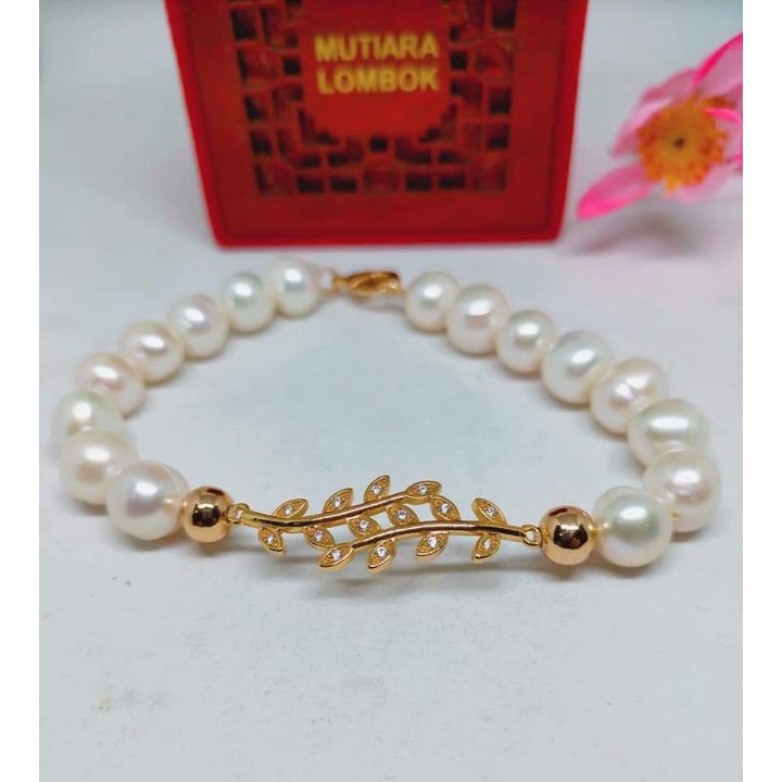 GT01-Gelang Tangan mutiara air tawar
