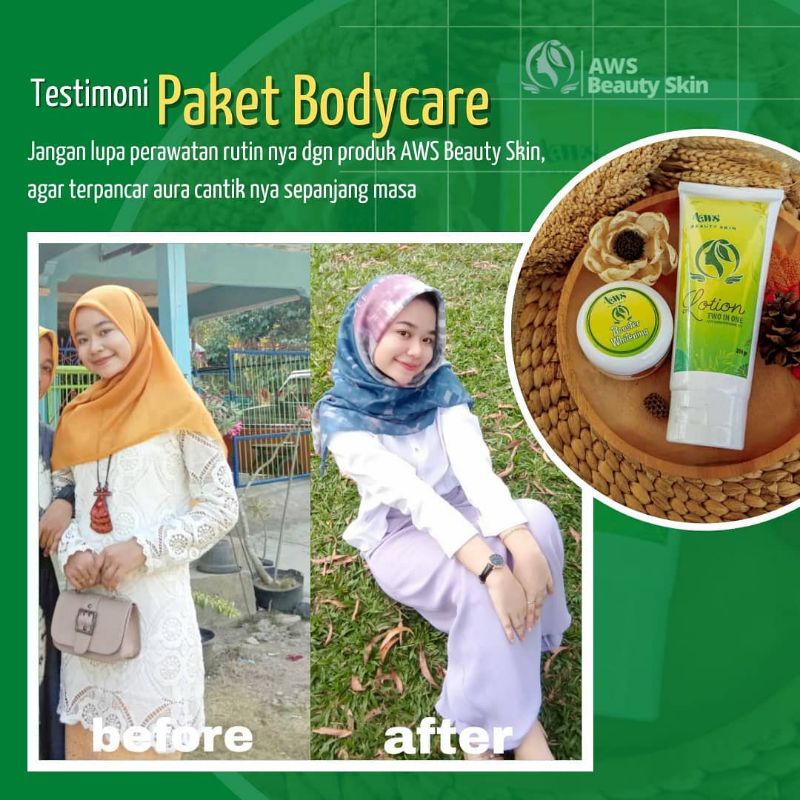 Paket Bodycare 1 | HB dan booster padat | bodycare BPOM | AWS Beauty skin