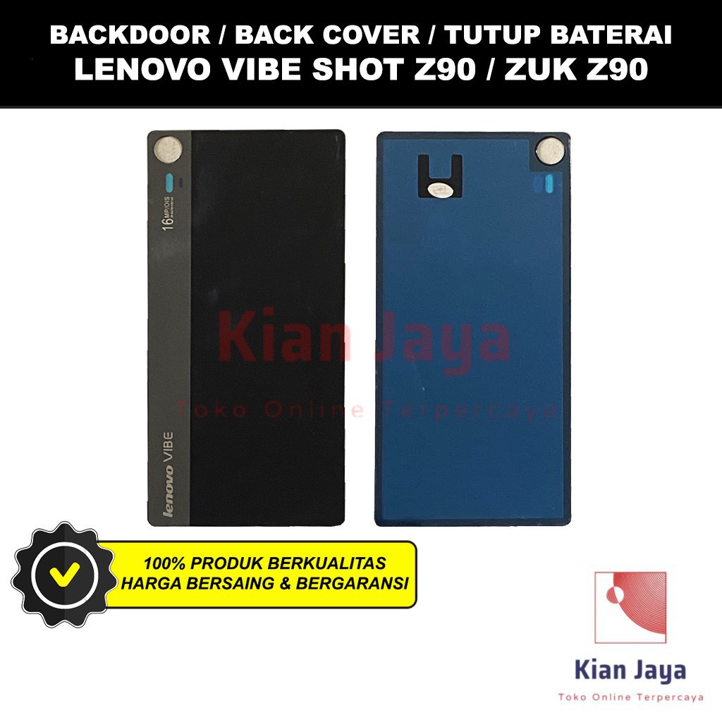 Backdoor Lenovo Vibe Shot Z90 / Zuk Z90 Back Cover Tutup Belakang Baterai Cassing Casing Backcase Original