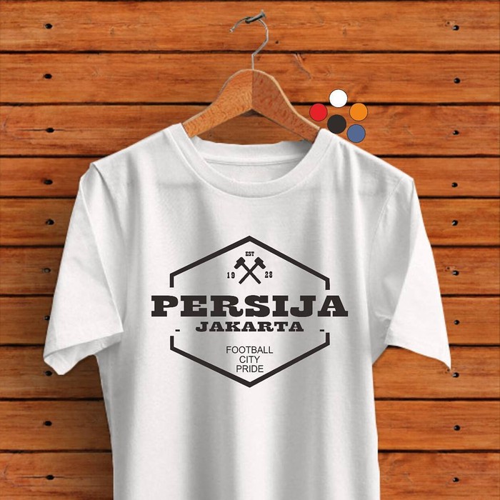  Kaos  Tshirt Baju Combed 30S Distro  Persija  WAJiK Jakarta 