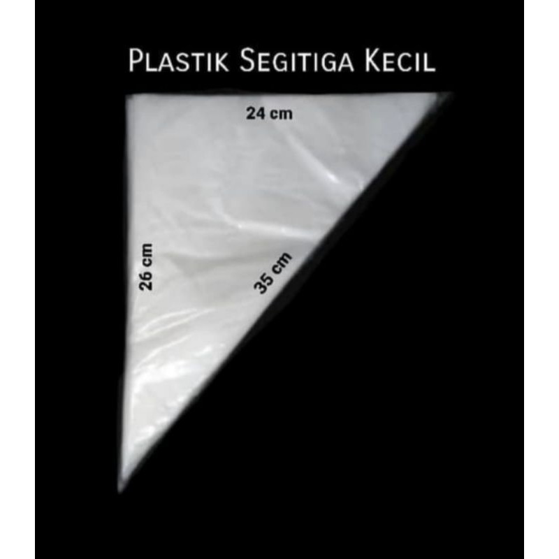 PLASTIK SEGITIGA/ PIPING BAG ISI 50PCS