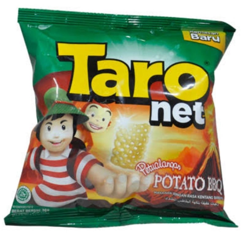 

Taro Net Potato Snack Baberque 9Gr