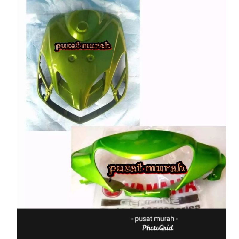 TAMENG DEPAN PLUS BATOK KEPALA MIO SMILE WARNA HIJAU