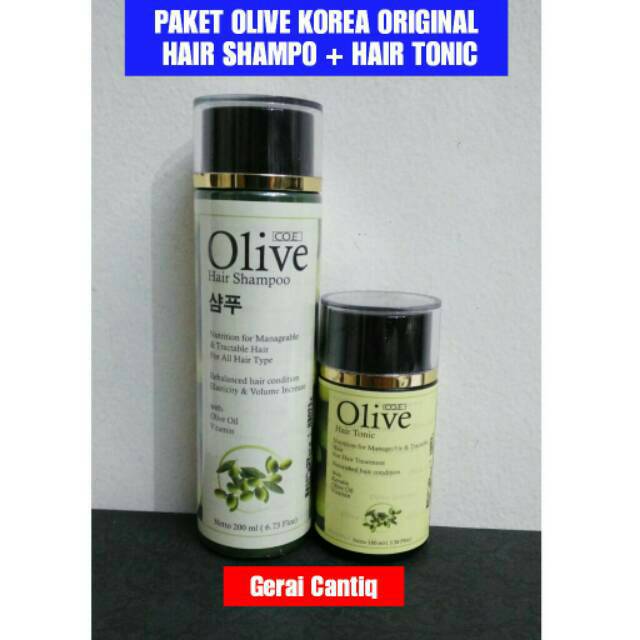 PAKET OLIVE HAIR TREATMENT - OLIVE SHAMPOO + TONIC BPOM