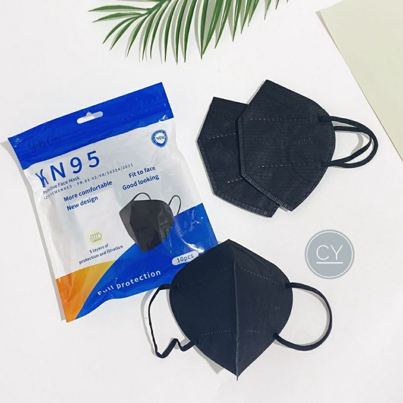 MASKER KN95 HITAM Y&B Care