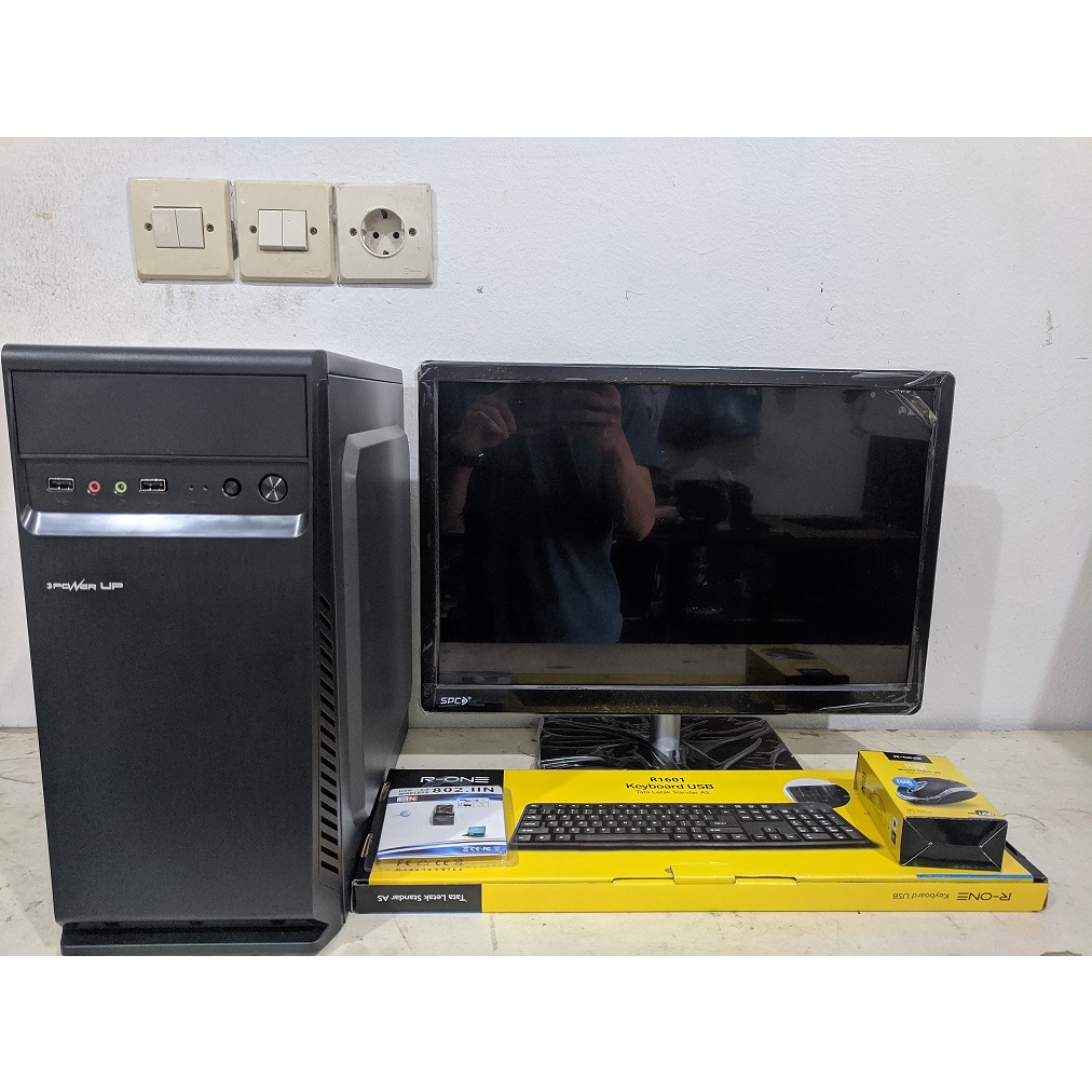 PC CORE i5 LENGKAP RAM 8GB SSD 120GB HDD 500GB LED 19&quot; KEY MOUSE