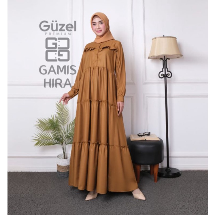 A line dress || gamis madina hira || polos