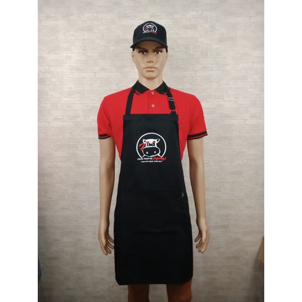 Celemek Apron Best Quality american drill Celemek masak Celemek dapur Celemek waitres Celemek murah