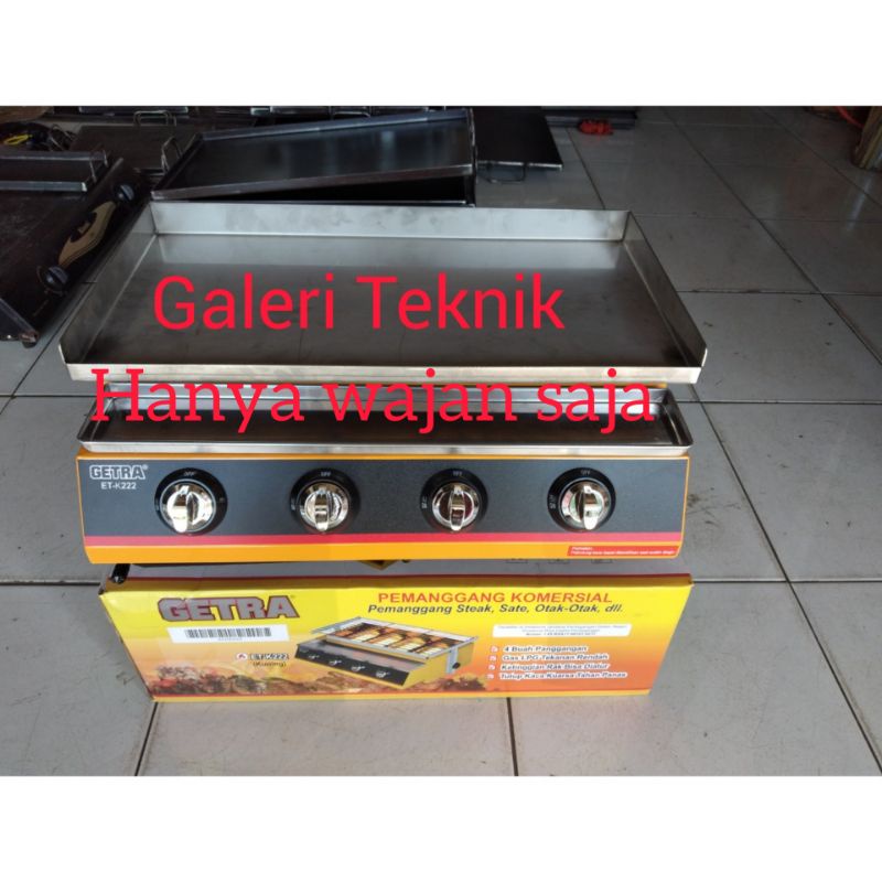 WAJAN GRILL 4 TUNGKU, WAJAN PANGGANGAN 4 TUNGKU, WAJAN GRILL PANGGANGAN SOSIS