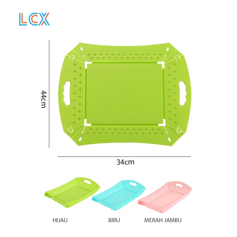 LCX Alas Pemotong Sayuran / Talenan Dapur Serbaguna Talenan Dapur Plastik VS-48