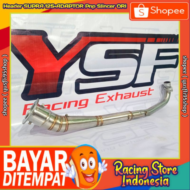 Leher Knalpot Supra X 125 leher kenalpot inlet 50MM pnp silincer original