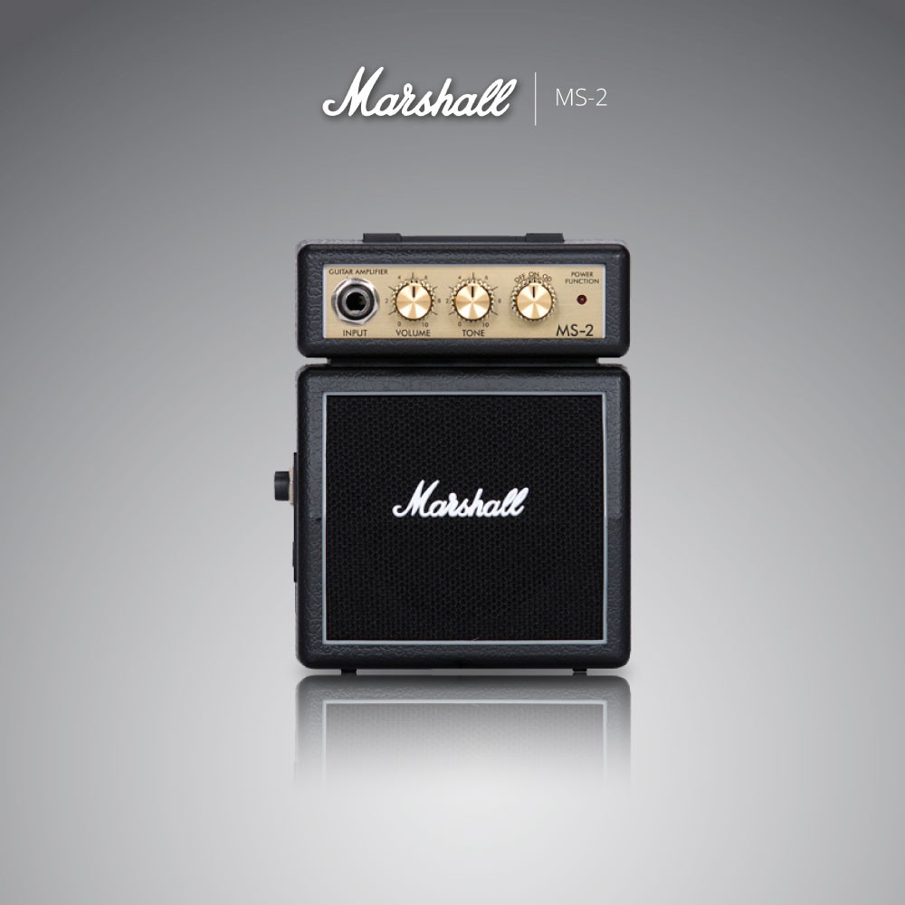 Marshall MS-2 Mini Micro Black 1W 1x2" Guitar Amplifier