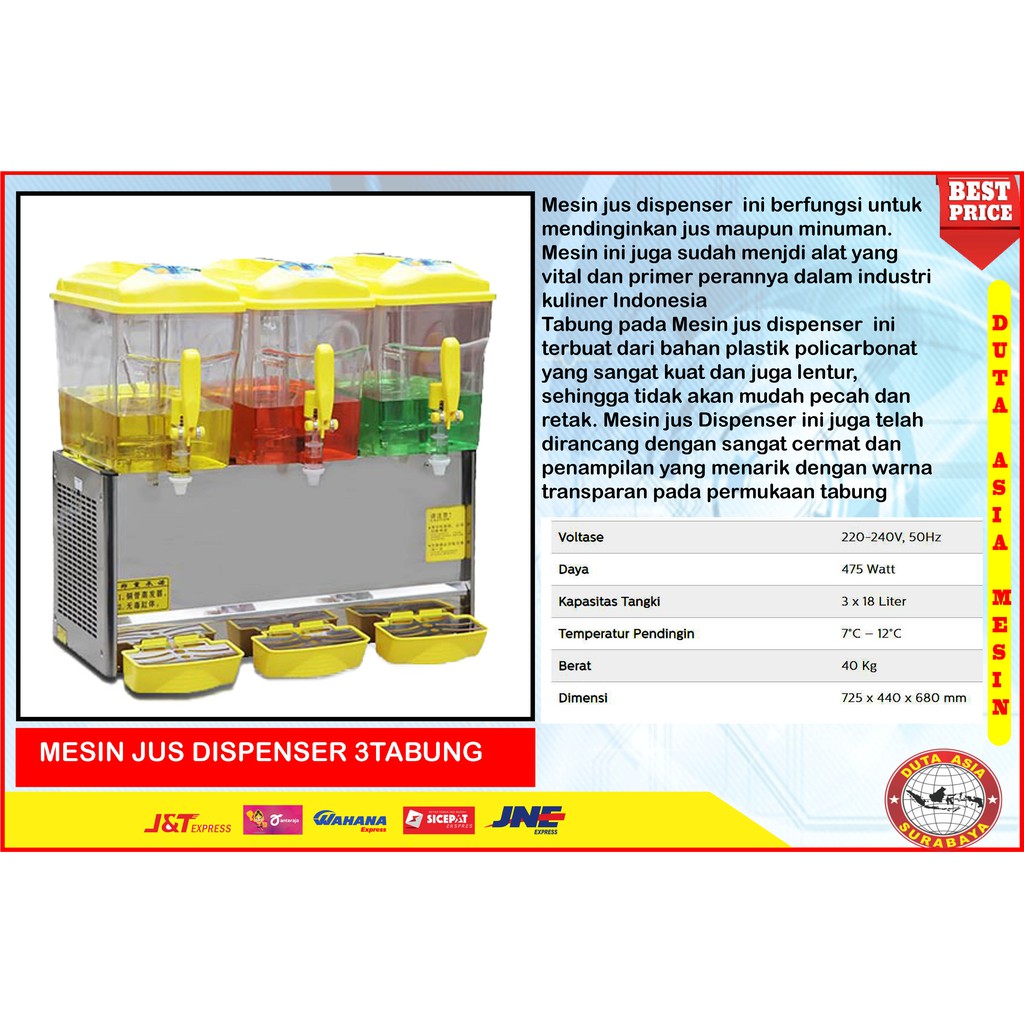 MESIN DISPENSER JUS / MINUMAN
