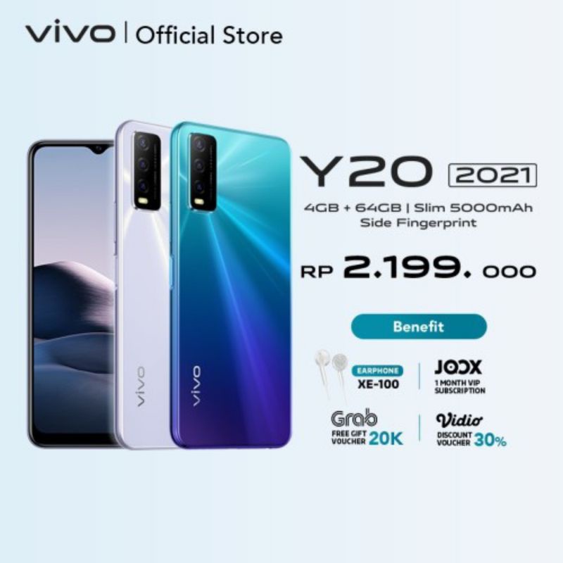 VIVO Y20 2021 RAM 4/64