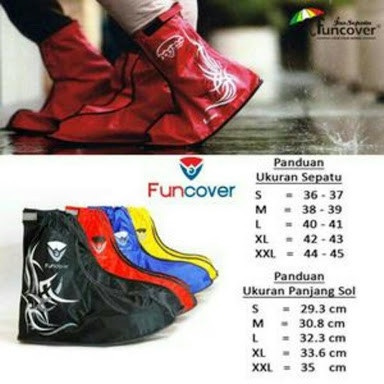 Funcover Jas Hujan Sepatu Cover Shoes Anti Air