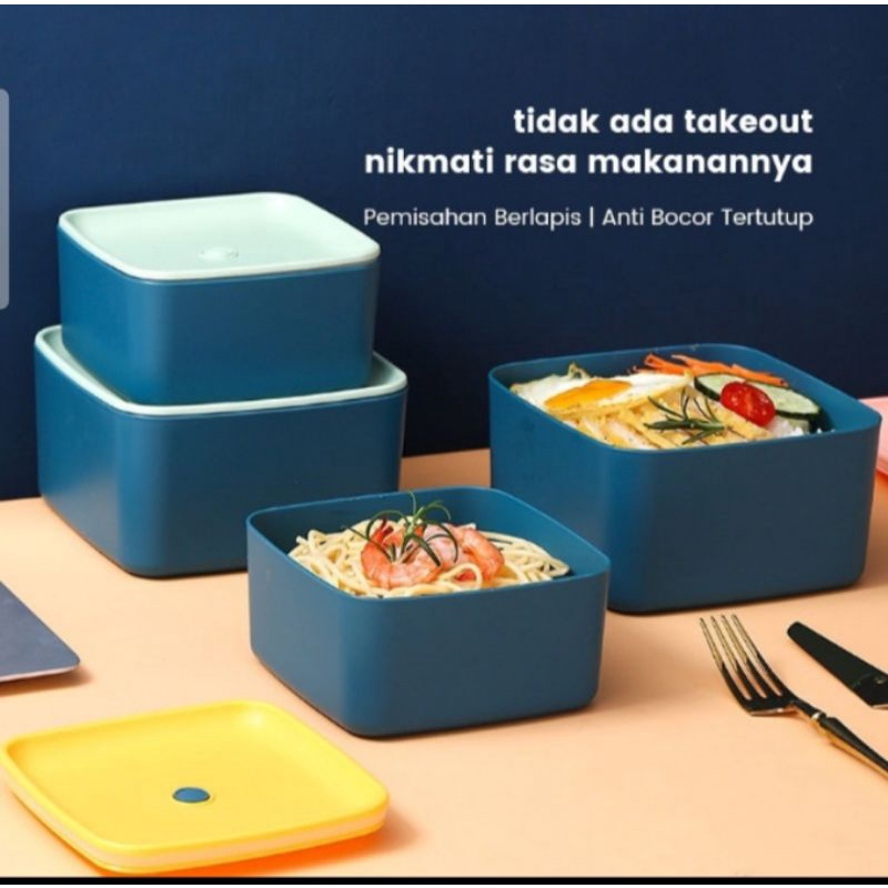 LUNCH BOX SET ISI 2PC