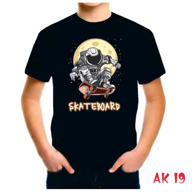 kaos anak pria motif astronot atasan pria